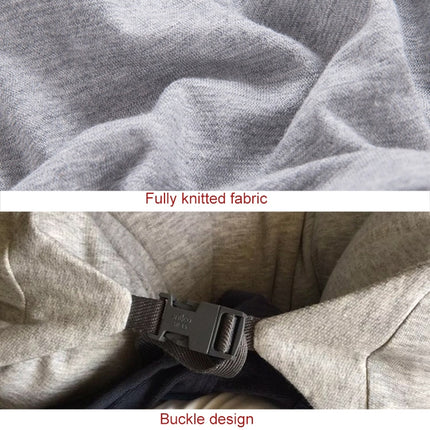 Portable Airplane Travel U-shaped Hooded Pillow Nap Time Neck Pillow(Dark Grey)-garmade.com