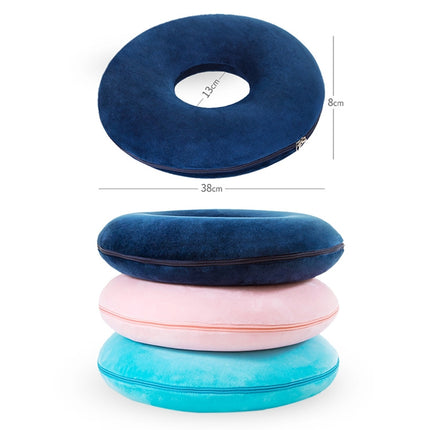 Anti-Decubitus Cushion Memory Foam Circle Chair Cushion(Blue)-garmade.com