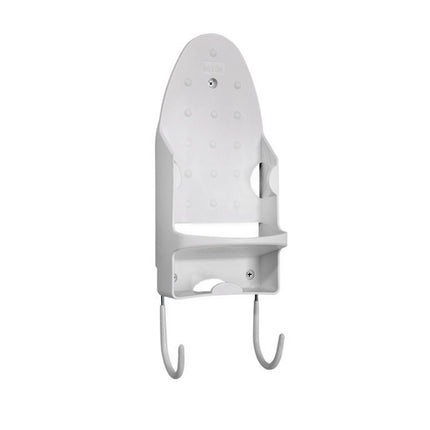 Dryer Iron Plate Wall Shelf Holder Hanger Storage Organzier(White)-garmade.com