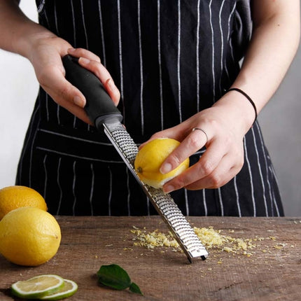 Portable Rectangle Stainless Steel Cheese Grater Tools Chocolate Lemon Fruit Peeler(PP bag packaging)-garmade.com