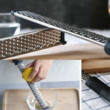 Portable Rectangle Stainless Steel Cheese Grater Tools Chocolate Lemon Fruit Peeler(Color box)-garmade.com