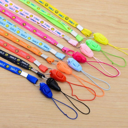 100 PCS Smiling Face Lanyards for ID Card Working Card Badge-garmade.com