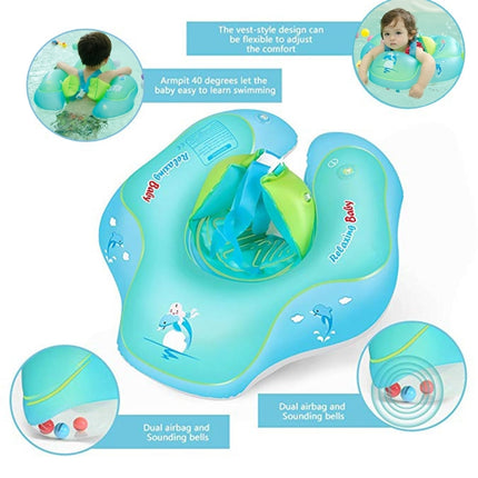 0.3mm PVC Baby Swimming Inflatable Wear-resistant Swimming Circle(S)-garmade.com