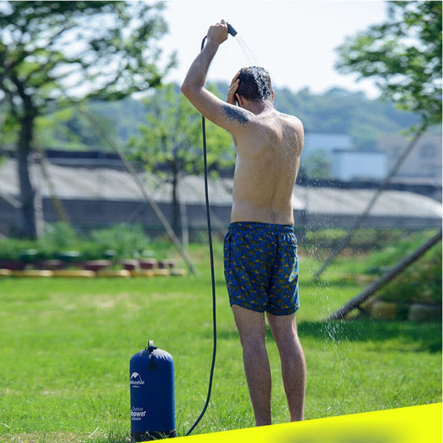 11L Outdoor Camping Hiking PVC Portable Take a Shower Water Tank Water Bag Shower-garmade.com
