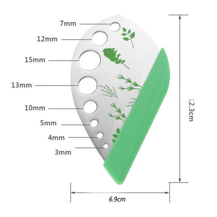 5 PCS Creative 9-hole Vanilla Cutter Multi-function Stainless Steel Vanilla Peeler Stripper-garmade.com