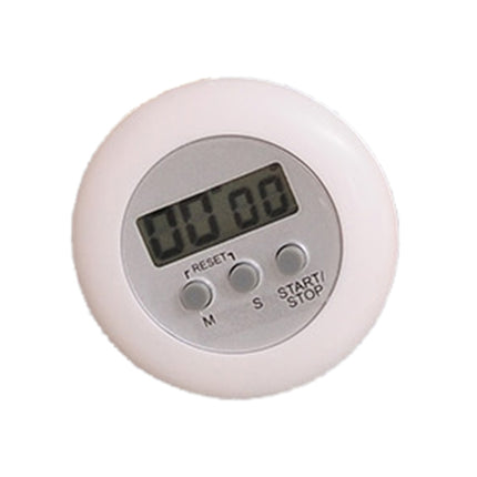 Round Magnetic Digital Countdown Timer Alarm Stand Kitchen Timer Cooking Alarm Clock, Random Color Delivery-garmade.com