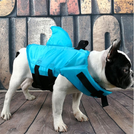 Summer Pet Life Jacket Dog Safety Clothes Dogs Swimwear Pets Safety Swimming Suit, Size:XS(Blue)-garmade.com