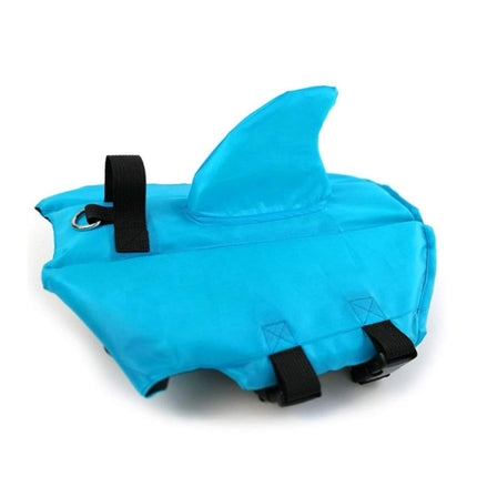 Summer Pet Life Jacket Dog Safety Clothes Dogs Swimwear Pets Safety Swimming Suit, Size:S(Blue)-garmade.com