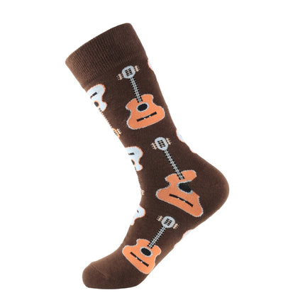 3 Pairs Autumn And Winter Street Trends Men And Women Tube Cotton Socks, Type:5(EUR 39-46)-garmade.com