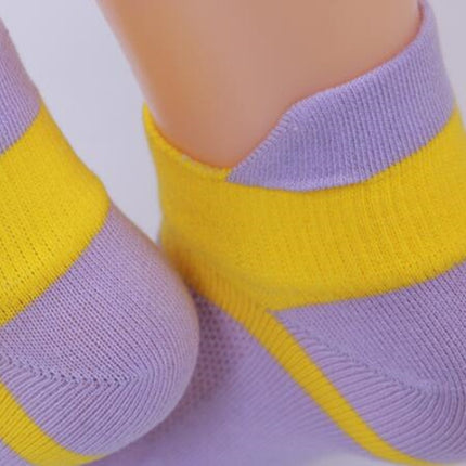 Ladies Finger Socks Cotton Breathable Mesh Socks Sock Mouth Foot Design Split Socks(Gray)-garmade.com