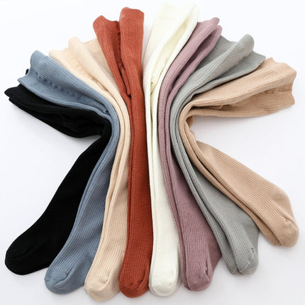 Autumn and Winter Children Pantyhose Brushed Thick Leggings, Size:XXL(Khaki)-garmade.com