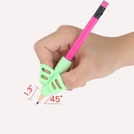 Non-toxic Children Pencil Writing Aid Grip Posture Correction Tools, Random Color Delivery-garmade.com