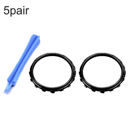 For Xbox One Elite 5pairs 3D Replacement Ring + Screwdriver Handle Accessories, Colour:Black-garmade.com