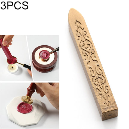 3 PCS Seal Dedicated Beeswax Stick Paint Stamp Handmade DIY Tool Sealing Strips(Bronze)-garmade.com