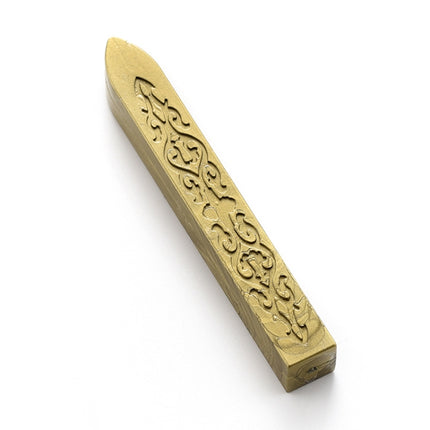 3 PCS Seal Dedicated Beeswax Stick Paint Stamp Handmade DIY Tool Sealing Strips(Green gold)-garmade.com