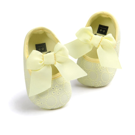 Soft Bottom Non-slip Toddler Shoes Princess Shoes for Baby(Yellow)-garmade.com