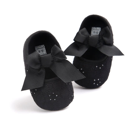 Soft Bottom Non-slip Toddler Shoes Princess Shoes for Baby(Black)-garmade.com