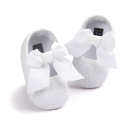 Soft Bottom Non-slip Toddler Shoes Princess Shoes for Baby(White)-garmade.com