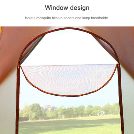 Large Double-layer 3 Open Door 6 Corner Can Live 10 People Manual Outdoor Camping Tent-garmade.com