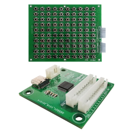Pcsensor 100-Key Touch Switch Module Custom Keyboard And Mouse Test Development Board, Style:PCB-garmade.com