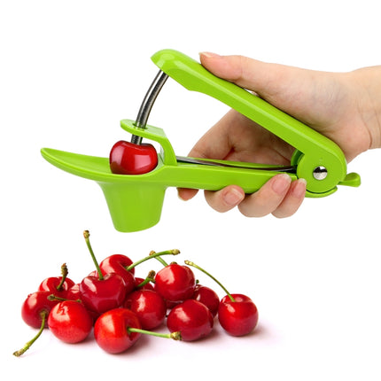 Red Date Cherries Stainless Steel Corer Remover, Random Color Delivery-garmade.com