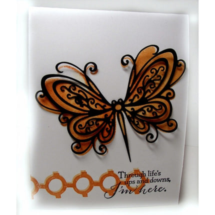 Butterfly Stencil DIY Clip Book Album Greeting Card Making Stencil-garmade.com