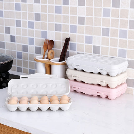 2 PCS 12-Box With Snap-On Egg Storage Box(Pink)-garmade.com