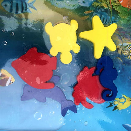3 PCS Baby Inflatable Aquarium Water Playing Cushion Prostrate Pad Toy Mat Light Blue 66*50cm-garmade.com