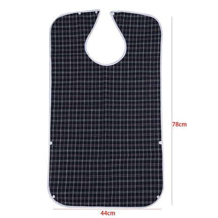 Waterproof Adult Mealtime Bib Aprons(Deep Blue)-garmade.com