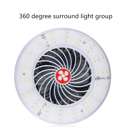 USB Rechargeable Fan Lamp Live Broadcast Multi-function Tent Camping Lamp, Style:Fan Light-garmade.com