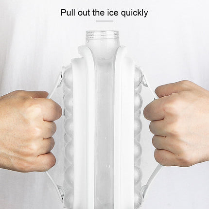 2 in 1 17 Grid Ice Tray + Curling Ice Kettle Set With Lid Random Color Delivery-garmade.com