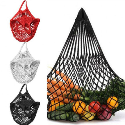 2 PCS Mesh Shopping Bag Reusable String Fruit Storage Handbag Totes Women Shopping Mesh Net Woven Bag Shop Grocery Tote Bag(Mintcream)-garmade.com