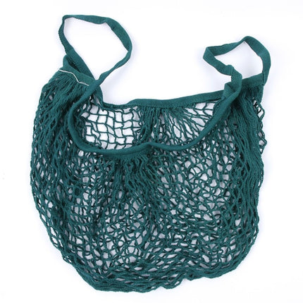 2 PCS Mesh Shopping Bag Reusable String Fruit Storage Handbag Totes Women Shopping Mesh Net Woven Bag Shop Grocery Tote Bag(Mintcream)-garmade.com