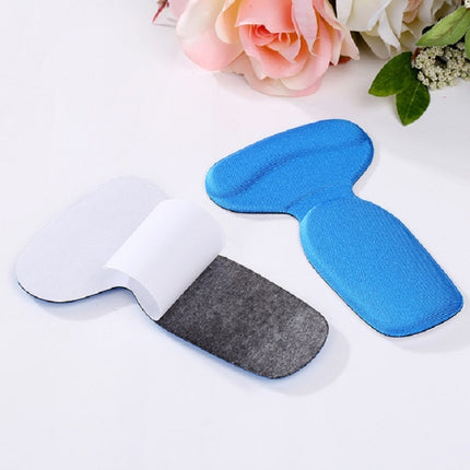 1 Pair T-shaped Sponge Bag Foot Pad High Heel Foot Heel Wear Anti-pain Heel Paste(Beige)-garmade.com