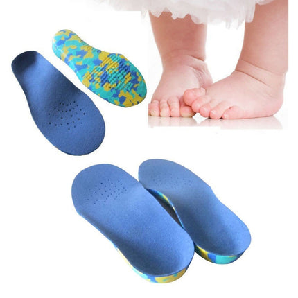 One Pair Children Flat Feet Arch Support Insoles Orthopedic Shoe Insole, Size:23-25-garmade.com