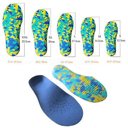 One Pair Children Flat Feet Arch Support Insoles Orthopedic Shoe Insole, Size:26-28-garmade.com