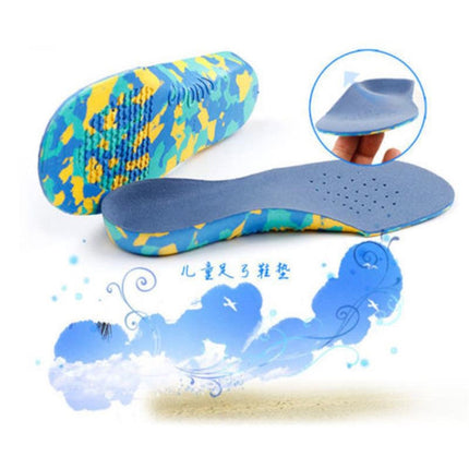 One Pair Children Flat Feet Arch Support Insoles Orthopedic Shoe Insole, Size:29-31-garmade.com