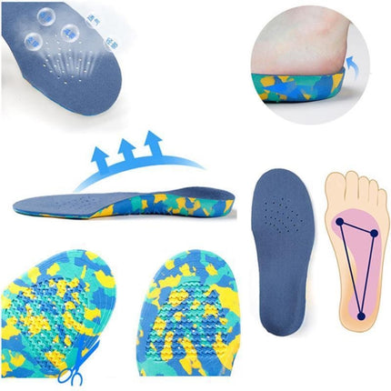 One Pair Children Flat Feet Arch Support Insoles Orthopedic Shoe Insole, Size:32-34-garmade.com