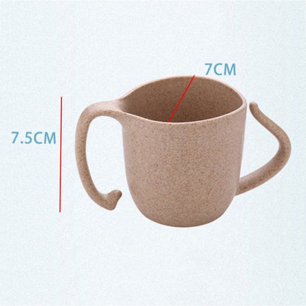 Children Wheat Fiber Drinking Cup Anti-Scalding Milk Cup(Wheat)-garmade.com