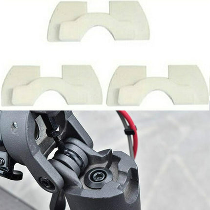 3 PCS Shock Absorption Shockproof Standing Handle Rubber Damper for Xiaomi Mijia M365 Electric Scooter(White)-garmade.com