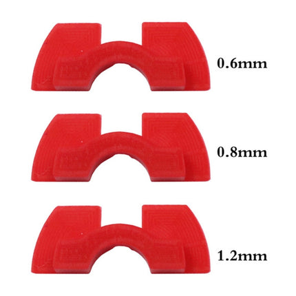 3 PCS Shock Absorption Shockproof Standing Handle Rubber Damper for Xiaomi Mijia M365 Electric Scooter(Red)-garmade.com