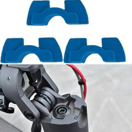 3 PCS Shock Absorption Shockproof Standing Handle Rubber Damper for Xiaomi Mijia M365 Electric Scooter(Blue)-garmade.com