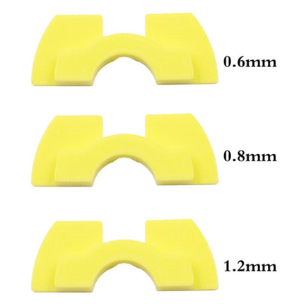 3 PCS Shock Absorption Shockproof Standing Handle Rubber Damper for Xiaomi Mijia M365 Electric Scooter(Yellow)-garmade.com