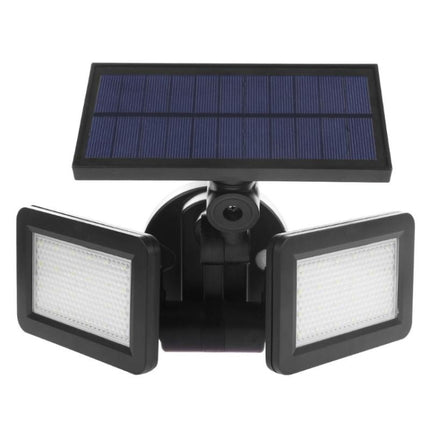 Double Flat Spotlight 48 LED Waterproof PIR Motion Sensor Solar Light-garmade.com