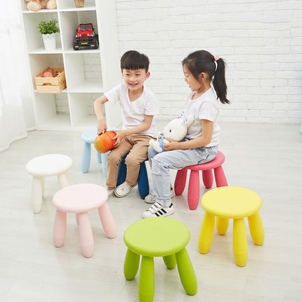 Colorful Children Stool Chair Baby Stool Plastic Kindergarten Stool(Orange)-garmade.com