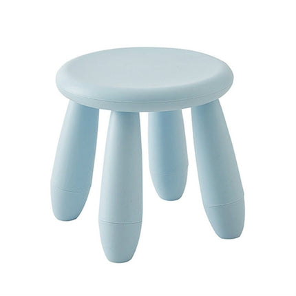 Colorful Children Stool Chair Baby Stool Plastic Kindergarten Stool(Light blue)-garmade.com