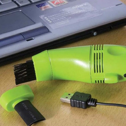 Mini USB Desktop Table Keyboard Vacuum Cleaner with Brushes(Random)-garmade.com