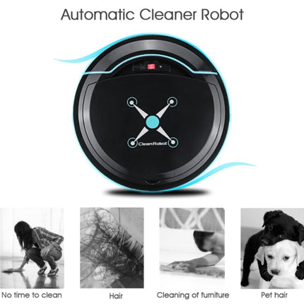 Home Smart Ultra-Thin Small Charging Vacuum Cleaners Sweeping Robot Automatic Home Cleaning Machine Robot Vacuum Cleaner(Black)-garmade.com