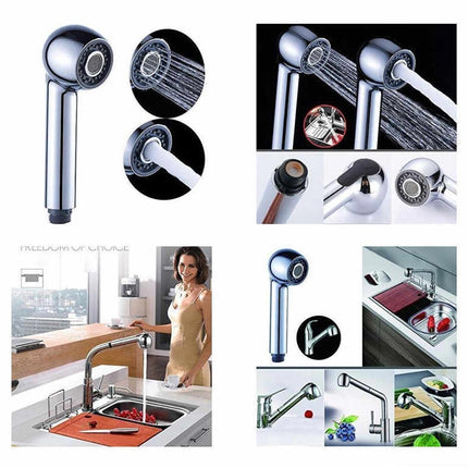 Bathroom Kitchen ABS Handheld Water Saving Pressurization Shower Head-garmade.com