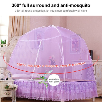 Heighten Encrypted Bottomed Yurt Mosquito Net, Size:180x200 cm(White)-garmade.com